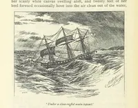 An illustration from Tom Cringle's log...Illustrated by J.A. Symington, etc (1895)