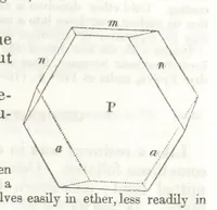 An illustration from A System of Mineralogy, comprising the most recent discoveries ... Third edition, rewritten, rearranged and enlarged (1850)
