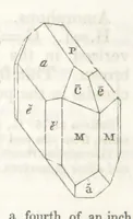 An illustration from A System of Mineralogy, comprising the most recent discoveries ... Third edition, rewritten, rearranged and enlarged (1850)