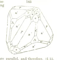 An illustration from A System of Mineralogy, comprising the most recent discoveries ... Fourth edition, rewritten, rearranged, and enlarged (1854)