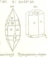 An illustration from A System of Mineralogy, comprising the most recent discoveries ... Fourth edition, rewritten, rearranged, and enlarged (1854)