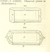 An illustration from A System of Mineralogy, comprising the most recent discoveries ... Fourth edition, rewritten, rearranged, and enlarged (1854)
