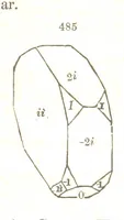 An illustration from A System of Mineralogy, comprising the most recent discoveries ... Fourth edition, rewritten, rearranged, and enlarged (1854)