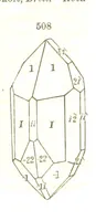 An illustration from A System of Mineralogy, comprising the most recent discoveries ... Fourth edition, rewritten, rearranged, and enlarged (1854)