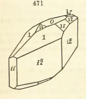 An illustration from A System of Mineralogy. Descriptive Mineralogy ... By J. D. Dana ... aided by George Jarvis Brush ... Fifth edition. Rewritten and enlarged, etc (1868)