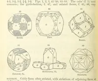 An illustration from A System of Mineralogy ... Fifth edition, rewritten and enlarged ... With three appendixes and corrections. (Appendix I., 1868-1872, by G. J. Brush. Appendix II., 1872-1875, and Appendix III., 1875-1882, by E. S. Dana.) (1883)