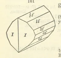 An illustration from A System of Mineralogy ... Fifth edition, rewritten and enlarged ... With three appendixes and corrections. (Appendix I., 1868-1872, by G. J. Brush. Appendix II., 1872-1875, and Appendix III., 1875-1882, by E. S. Dana.) (1883)