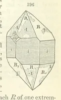 An illustration from A System of Mineralogy ... Fifth edition, rewritten and enlarged ... With three appendixes and corrections. (Appendix I., 1868-1872, by G. J. Brush. Appendix II., 1872-1875, and Appendix III., 1875-1882, by E. S. Dana.) (1883)