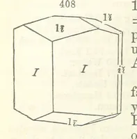 An illustration from A System of Mineralogy ... Fifth edition, rewritten and enlarged ... With three appendixes and corrections. (Appendix I., 1868-1872, by G. J. Brush. Appendix II., 1872-1875, and Appendix III., 1875-1882, by E. S. Dana.) (1883)