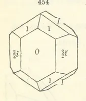 An illustration from A System of Mineralogy ... Fifth edition, rewritten and enlarged ... With three appendixes and corrections. (Appendix I., 1868-1872, by G. J. Brush. Appendix II., 1872-1875, and Appendix III., 1875-1882, by E. S. Dana.) (1883)
