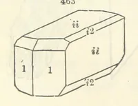 An illustration from A System of Mineralogy ... Fifth edition, rewritten and enlarged ... With three appendixes and corrections. (Appendix I., 1868-1872, by G. J. Brush. Appendix II., 1872-1875, and Appendix III., 1875-1882, by E. S. Dana.) (1883)