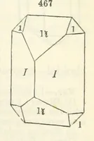 An illustration from A System of Mineralogy ... Fifth edition, rewritten and enlarged ... With three appendixes and corrections. (Appendix I., 1868-1872, by G. J. Brush. Appendix II., 1872-1875, and Appendix III., 1875-1882, by E. S. Dana.) (1883)