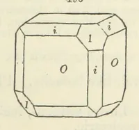 An illustration from A System of Mineralogy ... Fifth edition, rewritten and enlarged ... With three appendixes and corrections. (Appendix I., 1868-1872, by G. J. Brush. Appendix II., 1872-1875, and Appendix III., 1875-1882, by E. S. Dana.) (1883)