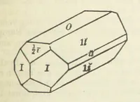 An illustration from A System of Mineralogy ... Fifth edition, rewritten and enlarged ... With three appendixes and corrections. (Appendix I., 1868-1872, by G. J. Brush. Appendix II., 1872-1875, and Appendix III., 1875-1882, by E. S. Dana.) (1883)