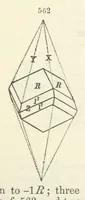 An illustration from A System of Mineralogy ... Fifth edition, rewritten and enlarged ... With three appendixes and corrections. (Appendix I., 1868-1872, by G. J. Brush. Appendix II., 1872-1875, and Appendix III., 1875-1882, by E. S. Dana.) (1883)