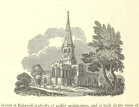 An illustration from The History and Gazetteer of the County of Derby: drawn up from actual observation, and the best authorities; containing a variety of geological, mineralogical, commercial and statistical information. Illustrated by a map of the county, and numerous copper-plate and wood engravings by the first artists. The materials collected by the publisher, S. Glover. Edited by Thomas Noble (1831)