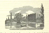 An illustration from The History and Gazetteer of the County of Derby: drawn up from actual observation, and the best authorities; containing a variety of geological, mineralogical, commercial and statistical information. Illustrated by a map of the county, and numerous copper-plate and wood engravings by the first artists. The materials collected by the publisher, S. Glover. Edited by Thomas Noble (1831)