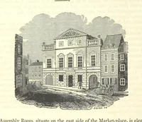 An illustration from The History and Gazetteer of the County of Derby: drawn up from actual observation, and the best authorities; containing a variety of geological, mineralogical, commercial and statistical information. Illustrated by a map of the county, and numerous copper-plate and wood engravings by the first artists. The materials collected by the publisher, S. Glover. Edited by Thomas Noble (1831)
