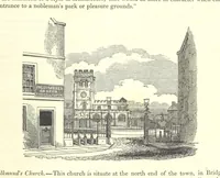 An illustration from The History and Gazetteer of the County of Derby: drawn up from actual observation, and the best authorities; containing a variety of geological, mineralogical, commercial and statistical information. Illustrated by a map of the county, and numerous copper-plate and wood engravings by the first artists. The materials collected by the publisher, S. Glover. Edited by Thomas Noble (1831)