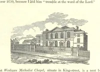 An illustration from The History and Gazetteer of the County of Derby: drawn up from actual observation, and the best authorities; containing a variety of geological, mineralogical, commercial and statistical information. Illustrated by a map of the county, and numerous copper-plate and wood engravings by the first artists. The materials collected by the publisher, S. Glover. Edited by Thomas Noble (1831)