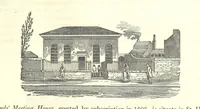 An illustration from The History and Gazetteer of the County of Derby: drawn up from actual observation, and the best authorities; containing a variety of geological, mineralogical, commercial and statistical information. Illustrated by a map of the county, and numerous copper-plate and wood engravings by the first artists. The materials collected by the publisher, S. Glover. Edited by Thomas Noble (1831)