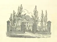 An illustration from The History and Gazetteer of the County of Derby: drawn up from actual observation, and the best authorities; containing a variety of geological, mineralogical, commercial and statistical information. Illustrated by a map of the county, and numerous copper-plate and wood engravings by the first artists. The materials collected by the publisher, S. Glover. Edited by Thomas Noble (1831)