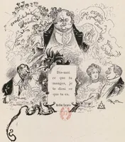 An illustration from Caricaturistes à la douzaine (1888)