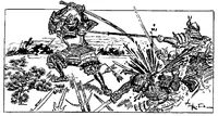 An illustration from Albert Robida - Voyages très extraordinaires de Saturnin Farandoul, 1879 page 624 (1879)