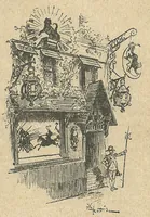 An illustration from Cabaret du Chat Noir par Robida (1926)