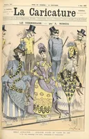 An illustration from Le Vernissage (1885)