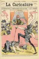 An illustration from Le retour de la chevalerie par le duel (1884)