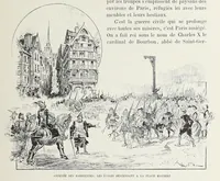 An illustration from Albert Robida - Journéé des Barricades (1588) (1895)