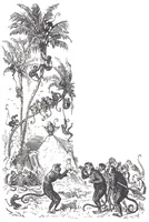 An illustration from Albert Robida - Voyages très extraordinaires de Saturnin Farandoul, 1879 page 016 (1879)