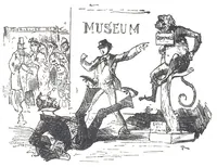 An illustration from Albert Robida - Voyages très extraordinaires de Saturnin Farandoul, 1879 page 028 (1879)