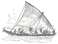 An illustration from Albert Robida - Voyages très extraordinaires de Saturnin Farandoul, 1879 page 046 (1879)