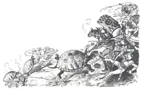 An illustration from Albert Robida - Voyages très extraordinaires de Saturnin Farandoul, 1879 page 052 (1879)