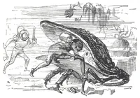 An illustration from Albert Robida - Voyages très extraordinaires de Saturnin Farandoul, 1879 page 070 (1879)