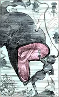 An illustration from Albert Robida - Voyages très extraordinaires de Saturnin Farandoul, 1879 page 080 (1879)