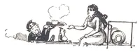 An illustration from Albert Robida - Voyages très extraordinaires de Saturnin Farandoul, 1879 page 091 (1879)