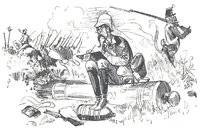 An illustration from Albert Robida - Voyages très extraordinaires de Saturnin Farandoul, 1879 page 092 (1879)