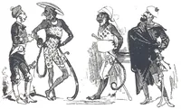 An illustration from Albert Robida - Voyages très extraordinaires de Saturnin Farandoul, 1879 page 124 (1879)