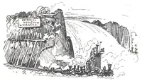 An illustration from Albert Robida - Voyages très extraordinaires de Saturnin Farandoul, 1879 page 170 (1879)