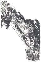 An illustration from Albert Robida - Voyages très extraordinaires de Saturnin Farandoul, 1879 page 236 (1879)