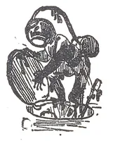 An illustration from Albert Robida - Voyages très extraordinaires de Saturnin Farandoul, 1879 page 299 (1879)