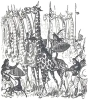 An illustration from Albert Robida - Voyages très extraordinaires de Saturnin Farandoul, 1879 page 360 (1879)