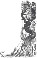 An illustration from Albert Robida - Voyages très extraordinaires de Saturnin Farandoul, 1879 page 014 (1879)