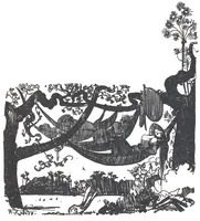 An illustration from Albert Robida - Voyages très extraordinaires de Saturnin Farandoul, 1879 page 380 (1879)