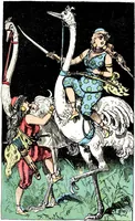 An illustration from Albert Robida - Voyages très extraordinaires de Saturnin Farandoul, 1879 page 532 (1879)