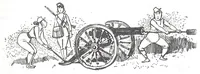 An illustration from Albert Robida - Voyages très extraordinaires de Saturnin Farandoul, 1879 page 490 (1879)