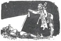 An illustration from Albert Robida - Voyages très extraordinaires de Saturnin Farandoul, 1879 page 518 (1879)